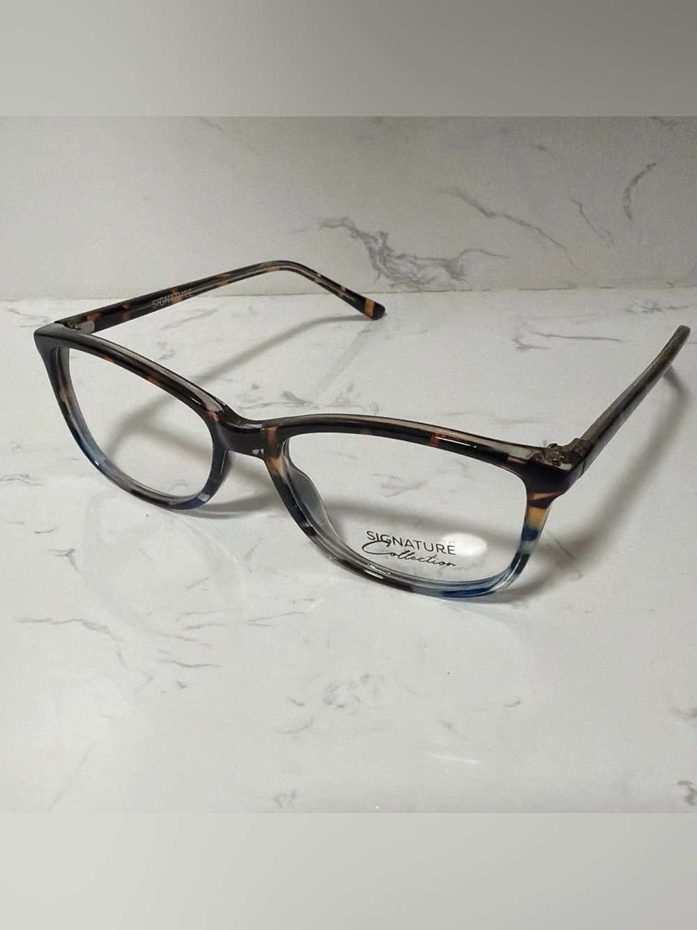 NEW SIGNATURE Collection S7600 TORTOISE/BLUE AUTHENTIC EYEGLASSES 51-17-140
